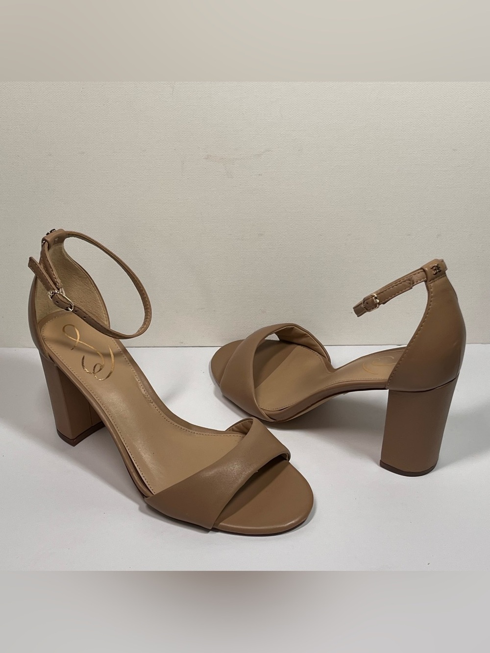 Sam Edelman Robyn Leather Ankle Strap Heel - Picture 3 of 7